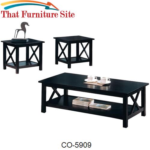 Briarcliff Casual 3 Piece Occasional Table Set by Coaster Furniture  |