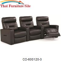 Casey Contemproary Three Seat Home Theater Group by Coaster Furniture 