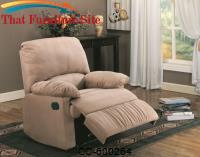 Recliners Casual Microfiber Recliner by Coaster Furniture 