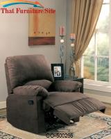 Recliners Casual Microfiber Recliner by Coaster Furniture 