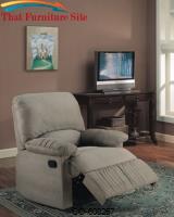 Recliners Casual Microfiber Recliner by Coaster Furniture 