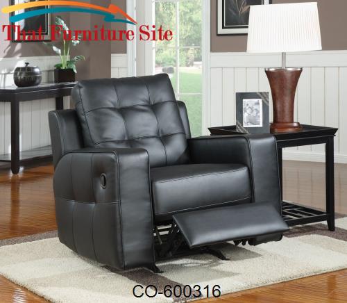 Tempe Leather Recliner by Coaster Furniture  | Austin