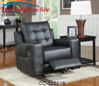 Tempe Leather Recliner by Coaster Furniture 