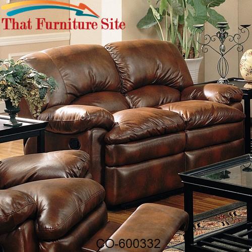 Walter Casual Dual Reclining Love Seat by Coaster Furniture  | Austin