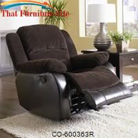 Johanna Corduroy Recliner by Coaster Furniture 