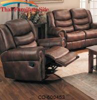 Aiden Traditional Rocker Recliner with Nailhead Trim by Coaster Furniture 