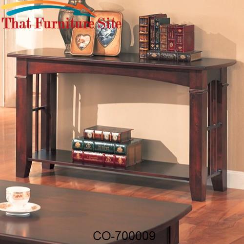 Abernathy Sofa Table with Shelf by Coaster Furniture  | Austin