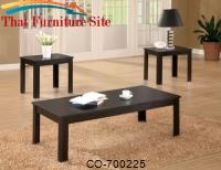 3 Piece Occasional Table Sets Casual Three Piece Occasional Table Set by Coaster Furniture 