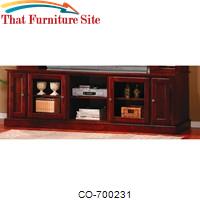 Wall Units TV Console with Doors and Shelves by Coaster Furniture 