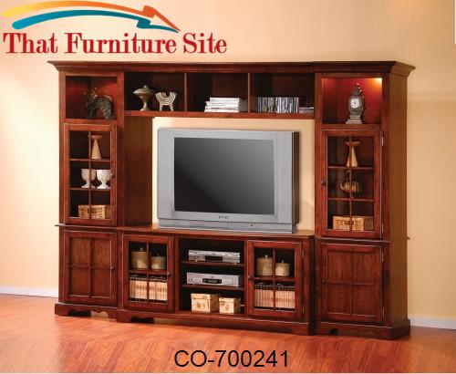 Wall Units TV Stand with Doors and Shelves by Coaster Furniture  | Aus