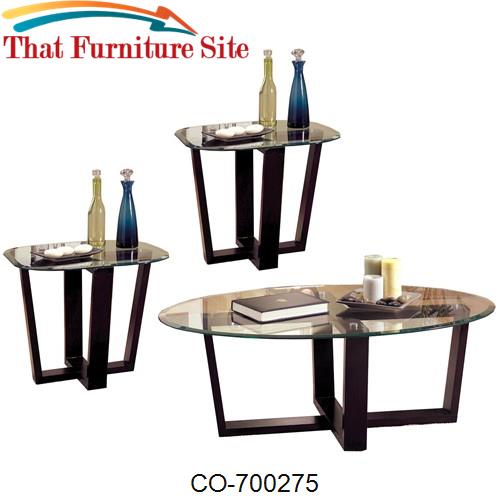 Howard Contemporary 3 Piece Occasional Table Set by Coaster Furniture 