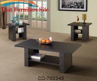 3 Piece Occasional Table Sets Contemporary 3 Piece Occasional Table Set by Coaster Furniture 