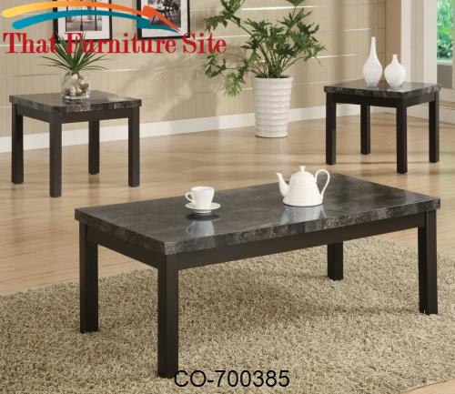 3 Piece Occasional Table Sets Coffee Table abd End Table Set by Coaste