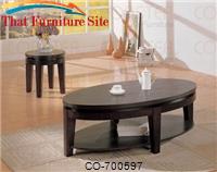 Bosworth Contemporary Round End Table by Coaster Furniture 