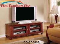TV Stands Transitional Media Console with Doors and Shelves by Coaster Furniture 