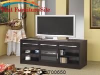 TV Stands Contemporary TV Console with CONNECT-IT Power Drawer by Coaster Furniture 