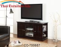 Fullerton Transitional Media Console with Glass Door by Coaster Furniture 