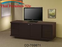 TV Stands Contemporary Media Console with Drawers and Shelves by Coaster Furniture 