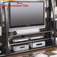 Wall Units 60&quot; TV Stand with Shelves by Coaster Furniture 