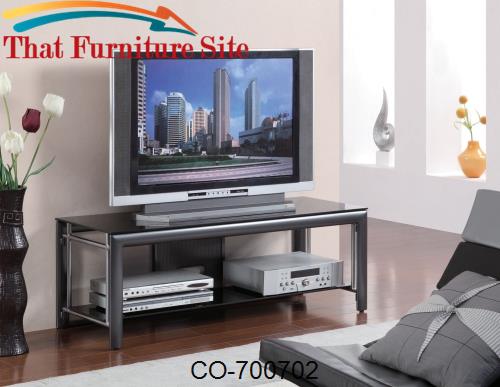 TV Stands 55&quot; Open Shelf TV Console by Coaster Furniture  | Austin
