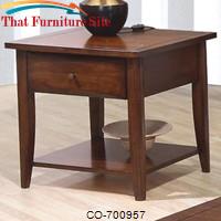 Whitehall End Table w/ Shelf &amp; Drawer by Coaster Furniture 