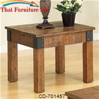 Accent Tables Distressed Country Wagon End Table by Coaster Furniture 