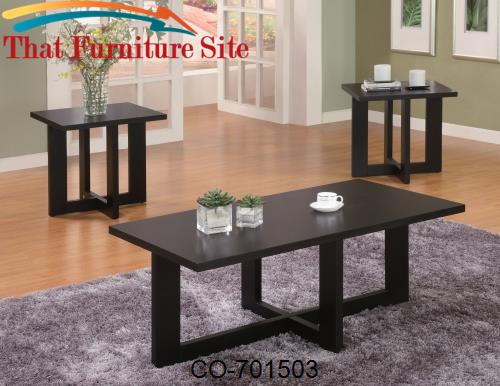 3 Piece Occasional Table Sets Contemporary 3 Piece Occasional Table Se