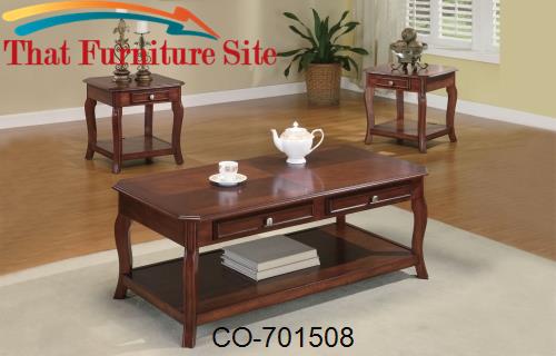 3 Piece Occasional Table Sets Traditional 3 Piece Occasional Table Set