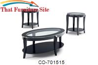 Wacker Contemporary 3 Piece Occasional Table Set by Coaster Furniture 