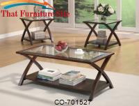 3 Piece Occasional Table Sets Coffee Table and End Table Set by Coaster Furniture 