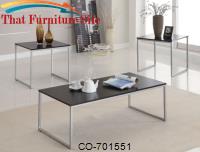3 Piece Occasional Table Sets 3-Piece Contemporary Occasional Table Set by Coaster Furniture 