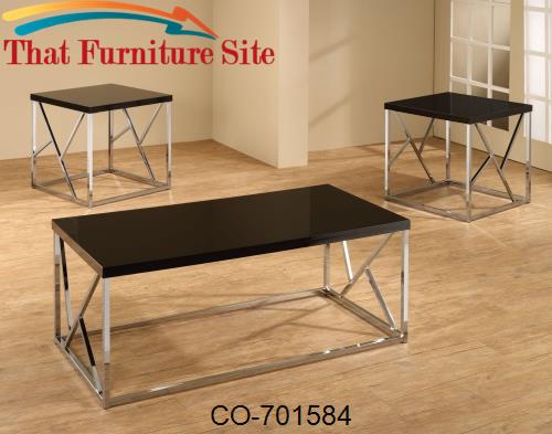 3 Piece Occasional Table Sets Set of Three High-Gloss Occasional Table