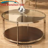 Occasional Group Contemporary Glass Top Coffee Table by Coaster Furniture 