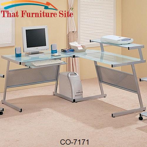 Wrightwood L Shape Computer Desk By Coaster Furniture Austin