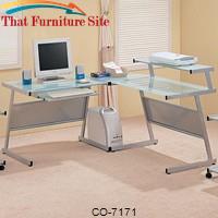 Wrightwood L-Shape Computer Desk by Coaster Furniture 