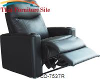 Director Contemporary Leather Theater Recliner by Coaster Furniture 