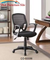 Office Chairs Contemporary Mesh Office Chair with Adjustable Seat Height by Coaster Furniture 