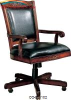 Office Chairs Traditional Faux Leather Office Task Chair by Coaster Furniture 