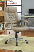 Office Chairs Contemporary Upholstered Executive Chair by Coaster Furniture 