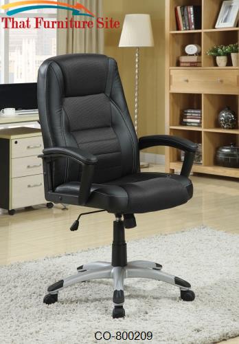 Office Chairs Executive Office Chair with Adjustable Seat Height by Co