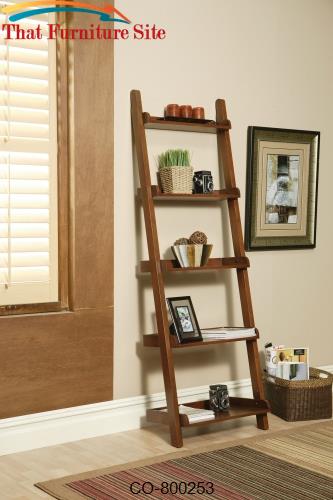 Bookcases Casual Leaning Bookcase by Coaster Furniture  | Austin