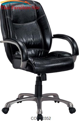 Office Chairs Contemporary Faux Leather Office Task Chair by Coaster F