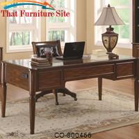 Peterson Transitional Five Drawer Table Desk by Coaster Furniture 