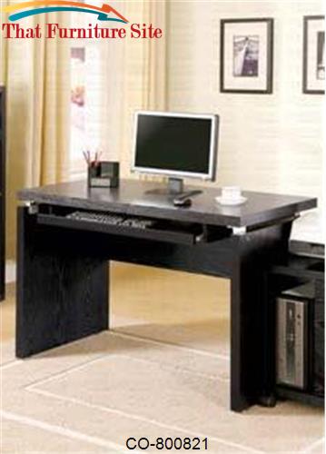 Peel Computer Desk with Keyboard Tray by Coaster Furniture  | Austin