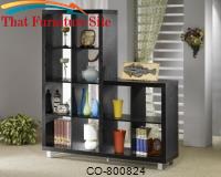 Bookcases Contemporary Asymmetrical Cube Bookcase by Coaster Furniture 