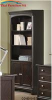 Garson Open Bookcase with Storage Cabinet Base by Coaster Furniture 