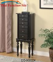 Jewelry Armoires Black Jewelry Armoire by Coaster Furniture 