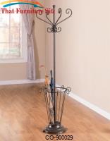 Coat Racks Metal Coat Rack with Umbrella Stand by Coaster Furniture 