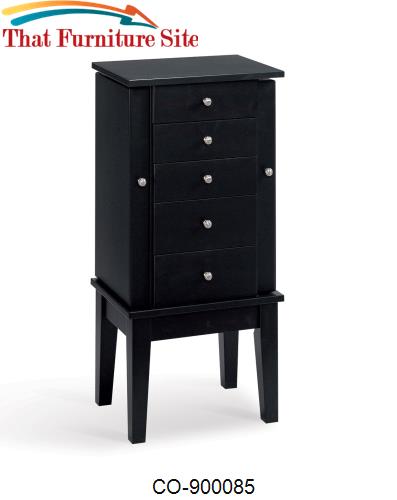 Jewelry Armoires Contemporary Jewelry Armoire by Coaster Furniture  | 