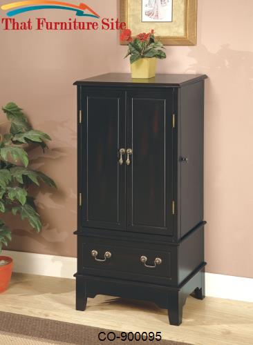 Jewelry Armoires Black Jewelry Armoire by Coaster Furniture  | Austin